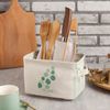 Этель / Ethel / Textile basket "Eucalyptus", 20.5x16x14.5 cm