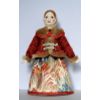 Потешный промысел / Boneca lembrança de porcelana "Menina com casaco de pele, séculos 18-19"