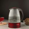 KETTLE SCARLETT SC-EK27G62, 1.7 litres, 2200 w, closed heating element, glass, red