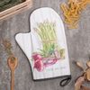 Этель / Ethel / Mitten-potholder "Vegetable" 20x28cm, twill, 100% x / l, wadding 250g / m2