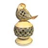 Ремеко / Figura decorativa "Uccello su palla scolpita" (beige) L9,5W12H20