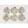 Дулёвский фарфор / Set of plates "Pink Bird", 6 items