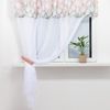 Этель / Tulle with a pick-up and a lambrequin "White tulips" 250x200cm, polyester 100%