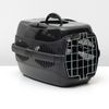 Пижон / Dude / Carrier for animals up to 9 kg, metal door, 43 x 29 x 27.5 cm, black