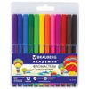 Sharpeners BRAUBERG "ACADEMY", 12 colours, ventilated cap, PVC packaging