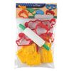 Mold for molding JOVI (Spain), 12 PCs (6-sided, 6 cross-cutting and rolling pin)