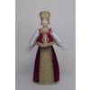 Потешный промысел / Porcelain souvenir doll "Arhagelsk province. Girl's festive costume, late 19th - early 20th century"