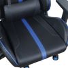Computer chair BRABIX "GT Carbon GM-120", two pillows, eco-leather, black / blue