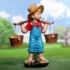 Хорошие сувениры / Garden figure "Boy with a yoke" 18x33x49 cm