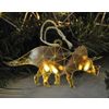 Ленивые Бобры / Lazy Beavers / Christmas tree toy mirrored "Triceratops"