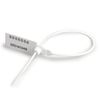 Seals plastic numbered, self-fixing, length of the working part 220 mm, white, set of 50 pcs.