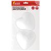 Foam blanks for creativity "Hearts", 2 pieces, 100 mm, TREASURE ISLAND