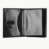 BEFLER / Classic driver's wallet, genuine leather, embossed, 6 plastic pockets, black