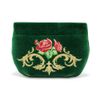 Торжокские золотошвеи / Velvet cosmetic bag "Dolce rose"