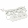 SONNEN / Mains extension cord U-135, 3 sockets, without grounding, 6 A, 5 m