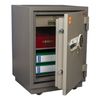 Safe fire-resistant VALBERG "FRS-66T EL", 672 x485 x430 mm, 79 kg, electric lock - key, tracer, attachment to the floor