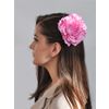 Milotto / Hairpin-brooch "Rose" pink