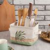 Этель / Ethel / Textile basket "Tropics", 20.5x16x14.5 cm