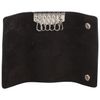The case for keys FABULA "Estet", genuine leather buttons, 60x110x25 mm, black