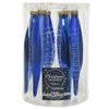 Kaemingk / Set de décorations de Noël Glaçons 15 cm bleu royal, 6 pièces, verre