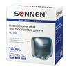 SONNEN HD-999, 1800 W, stainless steel, anti-vandal, chrome