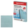 Copertine in cartone per rilegatura, A4, SET 100 pz., Stampa in pelle, 230 g / m2, blu, BRAUBERG
