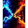 Опт-картина / Pittura con i numeri 40x50 Morale diversa