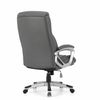 BRABIX PREMIUM "Level EX-527" office chair, spring block, recycled leather, gray