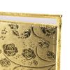 BRAUBERG wedding photo album, 20 magnetic sheets 30х32 cm, textured leather, light gold