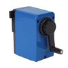 Sharpener mechanical BRAUBERG "RoboBlue", metal mechanism, black/blue
