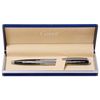Pen gift ball GALANT "Offenbach", chassis in silver, black, chrome, burner Assembly 0.7 mm, blue