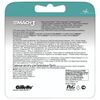 Replacement shaving cassettes 8 pcs. GILLETTE "Mach3" for men
