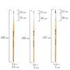 BRAUBERG brushes, set of 5 PCs (made of cloth pony round № 1, 2, 3, 4, 5), blister