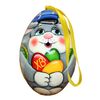 Мастерская подарков / Gift workshop / Easter egg 3 pcs., H / diam 8/6 cm, Bunny with eggs