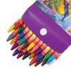 LUCH / Wax crayons "Fantasy", 24 colors, oil-based, carton with Euro suspension