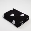 Этель / Terry towel ChB "White hearts", multicolored fabric, 70x130 cm