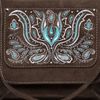 Торжокские золотошвеи / Suede bag "Irida"