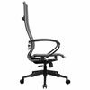 МЕТТА / Office chair "K-8.1" plastic, perforated eco-leather, adjustable seat, black