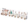 Figurine wooden "Train with gifts" 20.5 cm