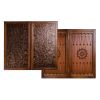 GamesDealer / Cuoio da backgammon "Fiore" grande (Russia, legno, 60x30x5 cm)