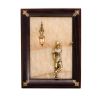 Золотая антилопа / Painting from onyx stone "Guy with a rose" with illumination
