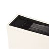 BRAUBERG photo album for 200 photos 10x15 cm, smooth skin, customized box, white