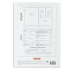 BIG FORMAT (297x420 mm) A3, 10 sheets, 160 g/m2, vertical stamp frame, PIFAGOR