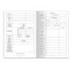 Child's medical card (Form 026/u-2000), 16 sheets, A4 (198x278 mm), BRAUBERG, offset, blue