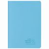 BRAUBERG / Notebook 48 y. checkered cover leatherette SoftTouch, stitching, A5 (147х210mm), BLUE, RAINBOW / 10 pcs.