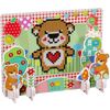 3D Elmas Mozaik Yapboz: Peluş Kalp