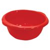 IDEA / Plastik yuvarlak kulplu lavabo, 18x45x49 cm, kırmızı, 16 l