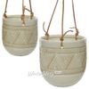 Kaemingk / Set of hanging planters Saas Fee 10-14 cm, 2 pieces, ceramic