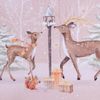 Этель / Set of curtains for the kitchen "Christmas forest"