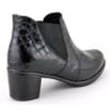 Ortomoda / Orthopedic women's shoes "Chelsea" made of genuine leather, black